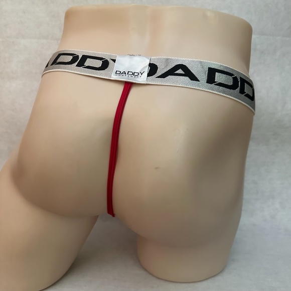 Daddy Mesh Thong 28-34 Nylon / spandex pinpoint mesh Unlined - Picture 6 of 8